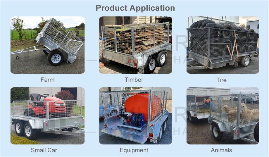 Hot Dipped Galvanized Truck Cage Trailer