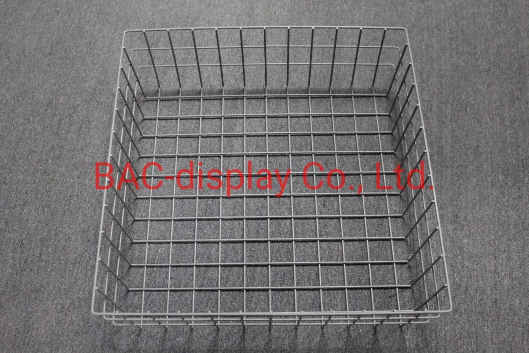 Metal Wire Mesh Shelf Divider for Supermarket Gondola Racks