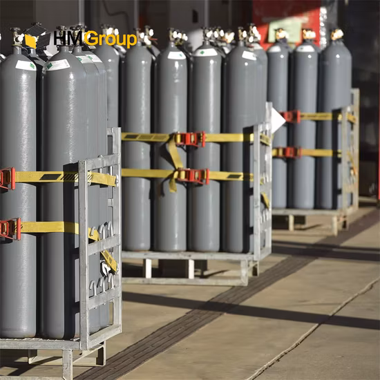 Jaula de acero galvanizada en baño caliente del almacenamiento del cilindro de gas del propano LPG